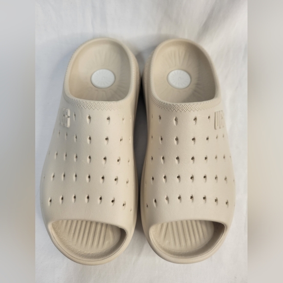 Nwob Slide It Sandles 9 Cream White - Picture 5 of 7